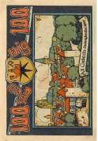 100 Pfennig Louis Koch , Halberstadt Sportverein 09 Corbach Serienschein averssmall.jpg