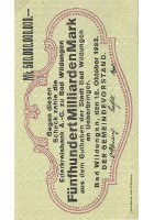 500 Mrd. Mark Paul Pusch, Bad Wildungen Stadt Bad Wildungen Inflationsausgabe averssmall.jpg