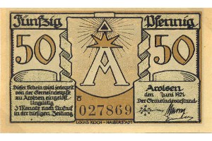 50 Pfennig Louis Koch , Halberstadt   avers.jpg
