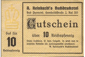 10 Reichspfennig A. Reinhardt, Bad Pyrmont   revers.jpg